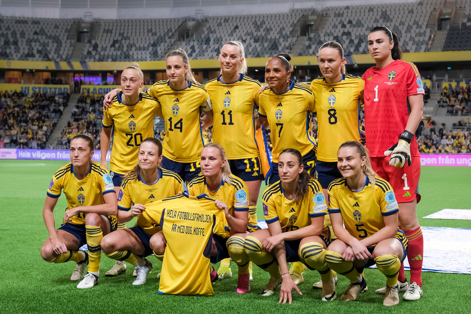 Svenska damlandslaget. FOTO: Mostphotos.